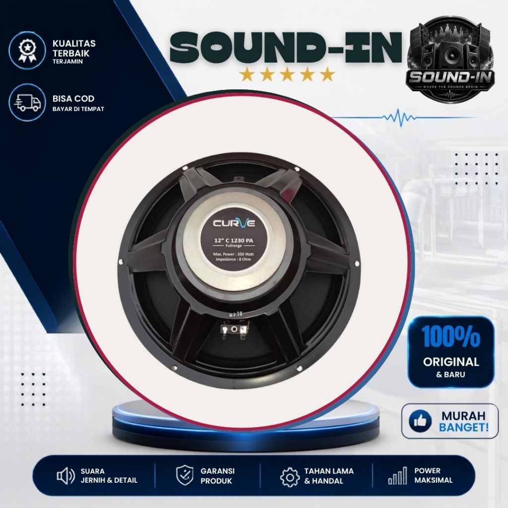 Speaker 12 Inch ACR Curve Full Range 1230 PA C 1230 PA