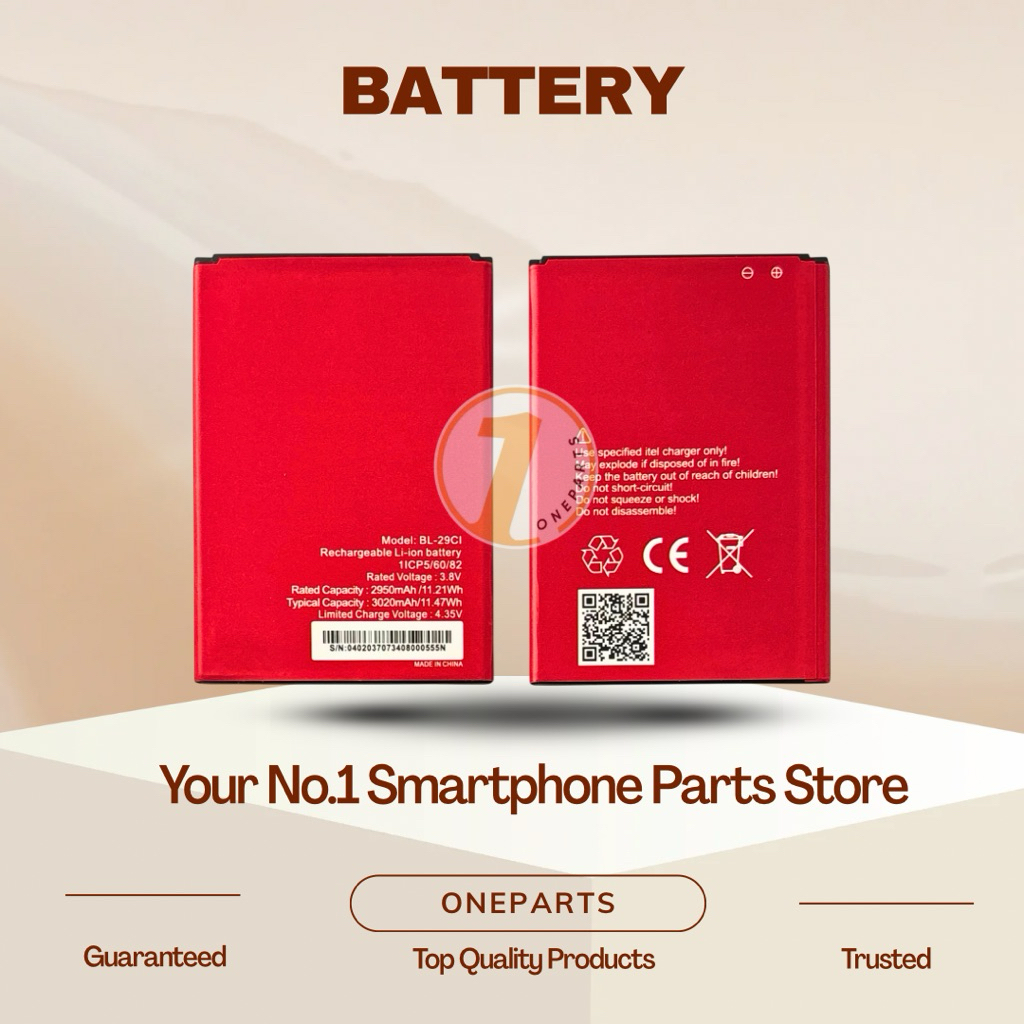 BATTERY BATRE BATERAI ITEL A26 A571 BL-29CI