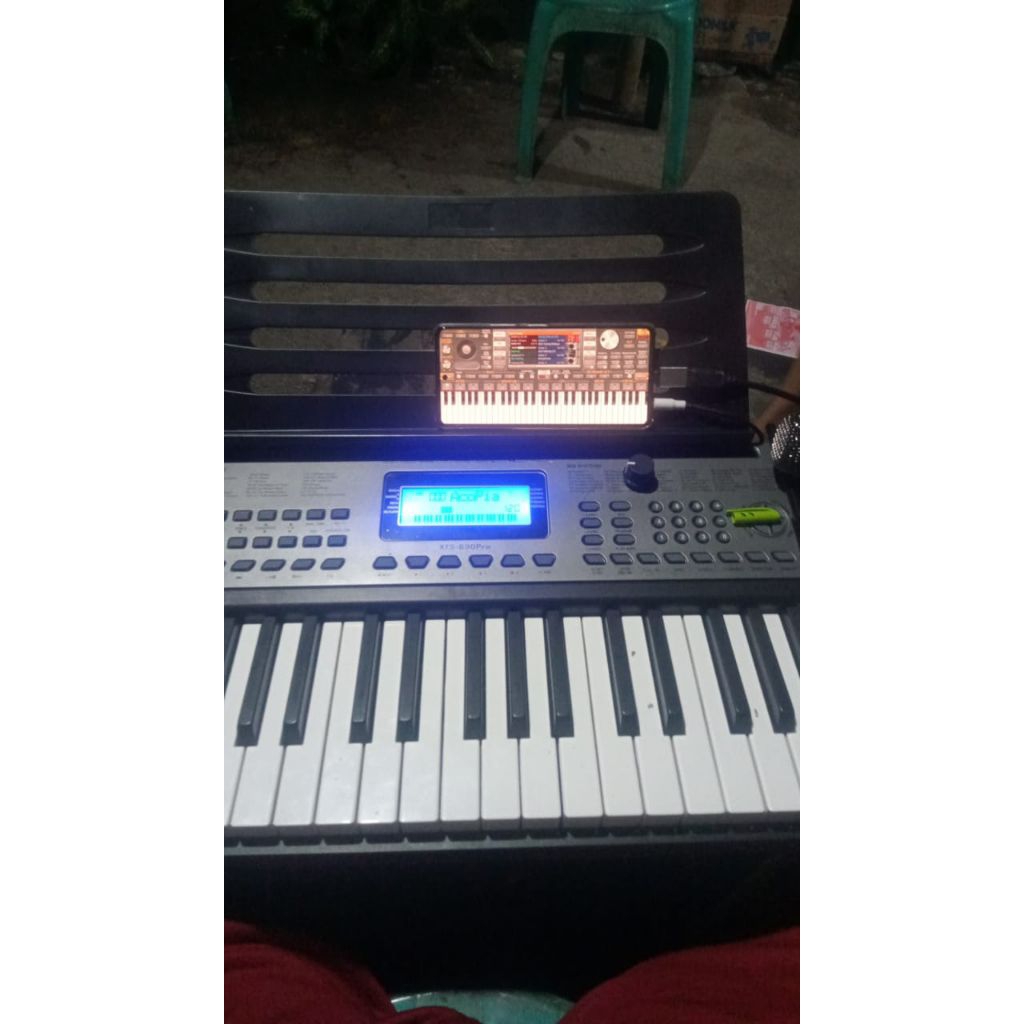 angelet xta 690 pro dual mode sudah oprek siap manggung+stand keyboard
