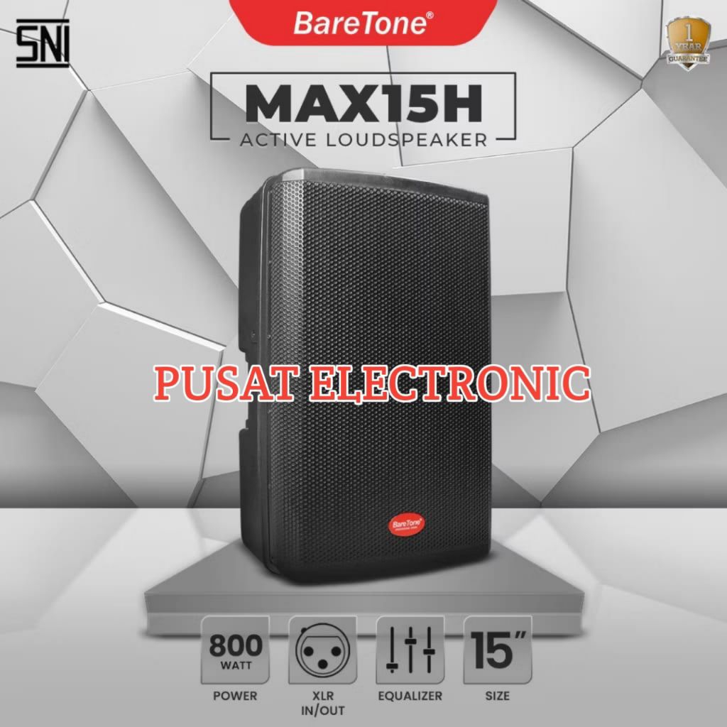 Speaker Aktif Baretone Max15h Original Speaker aktif 15inch