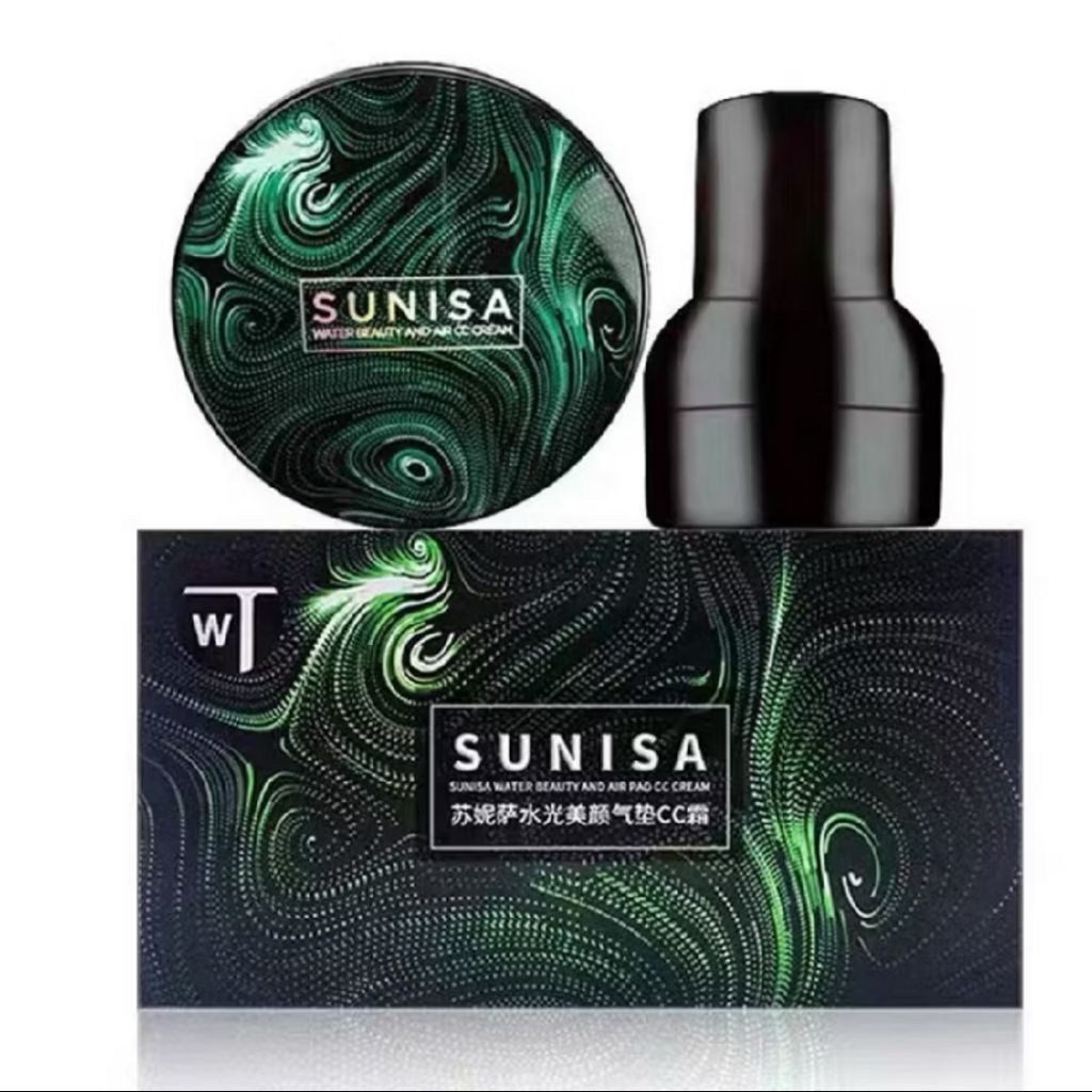 bedak sunisa cushion bb cream & cc cream waterproof natural