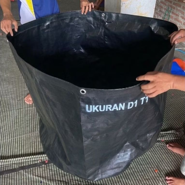 Terpal Kolam Bulat D1 T1 A10 Korea Hitam - Import Korea.