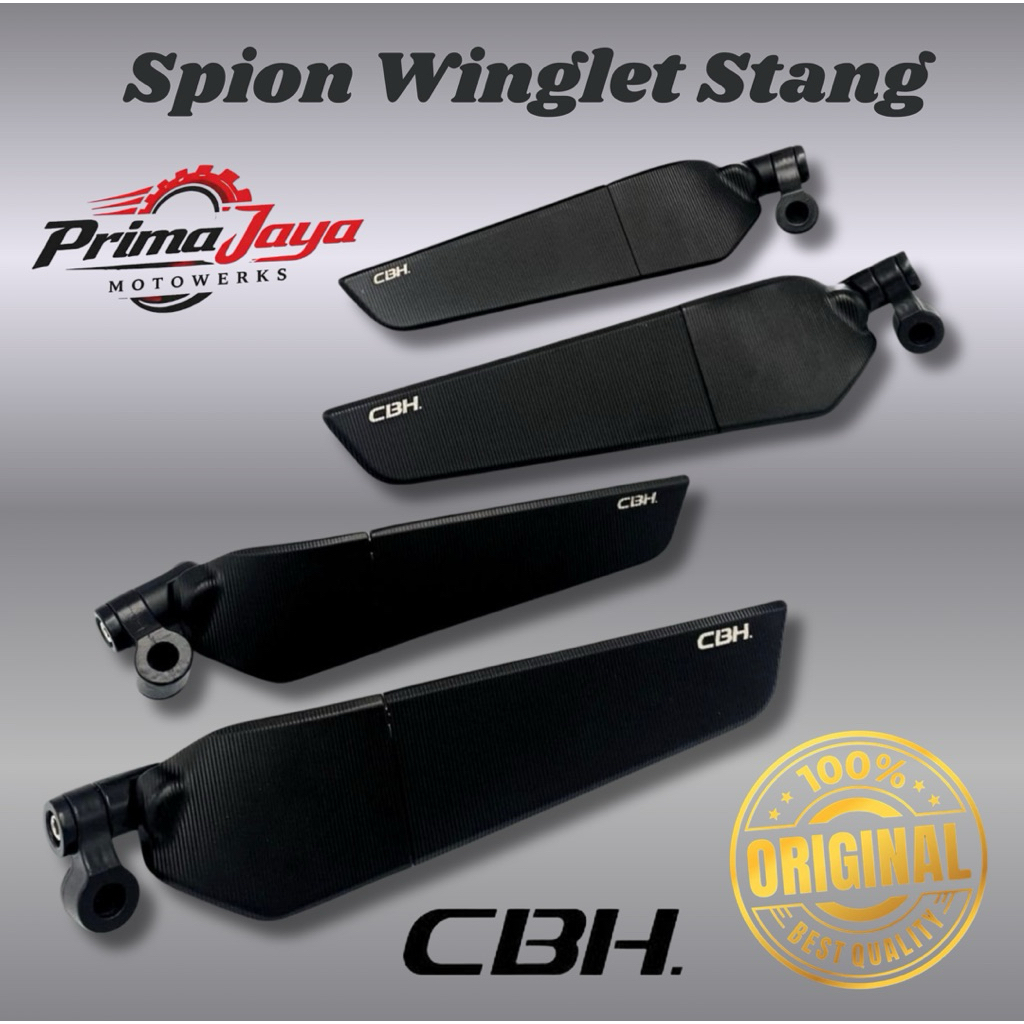 CBH SPION WINGLET STANG ALLUMINIUM / SPION WINGLET STANG CBH ALLUMINIUM / PCX VARIO MIO BEAT ADV NMA