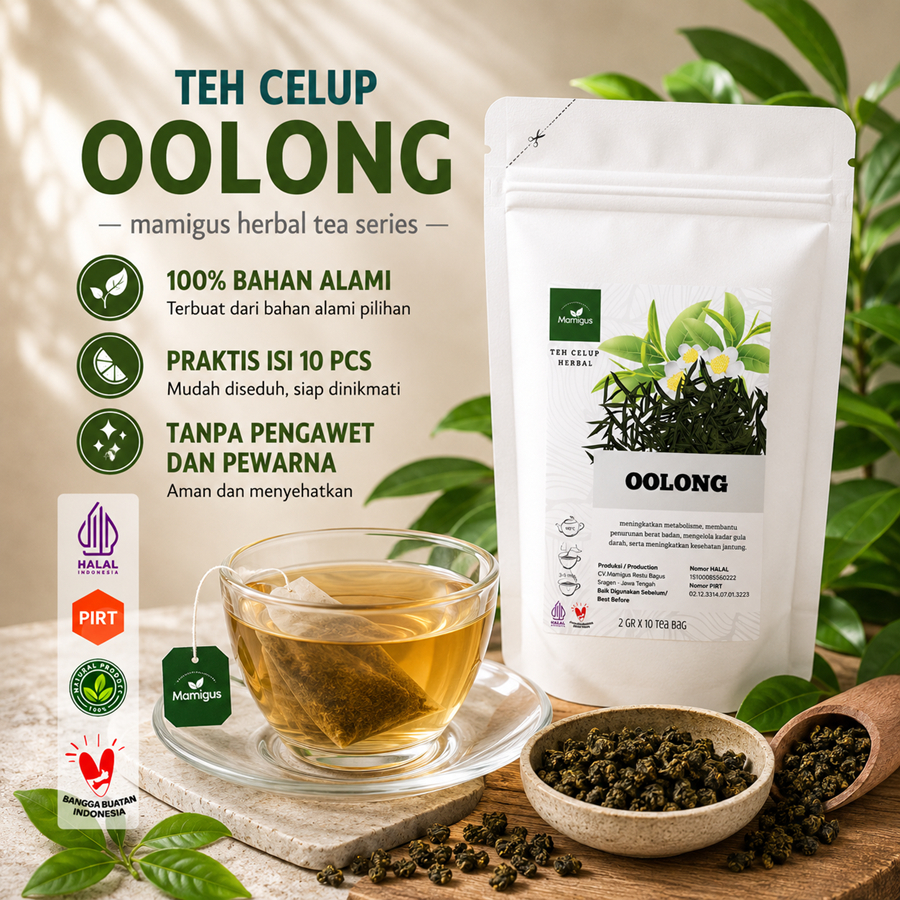 TEH CELUP OOLONG / Oolong Tea / Teh Oolong / Herbal Tea / Teh Herbal Alami