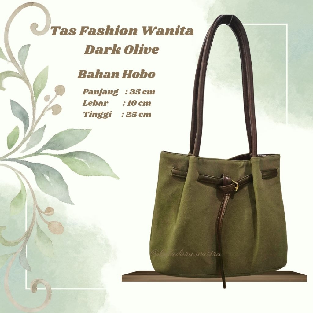 Tas Fashion Wanita Dark Olive