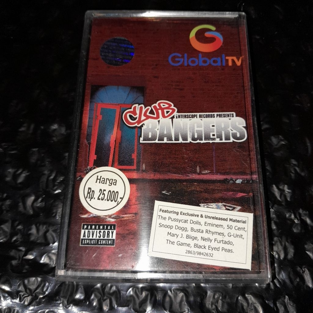 kaset pita club bangers (eminem,50 cent,akon,snoop dogg,G-unit)