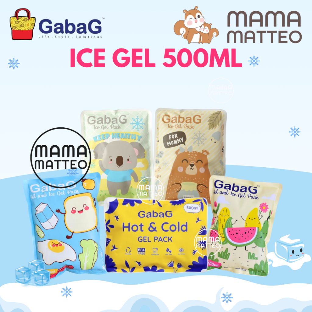 GABAG Ice Gel 500gr Cold Hot / Ice Gel Inlet / Ice Pack Pendingin ASI Motif Lucu / BANDUNG