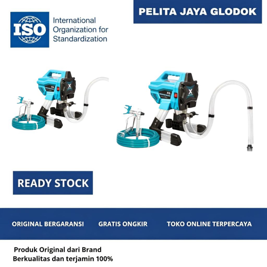 Airless Paint Sprayer X6 - Mesin cat tembok Technology