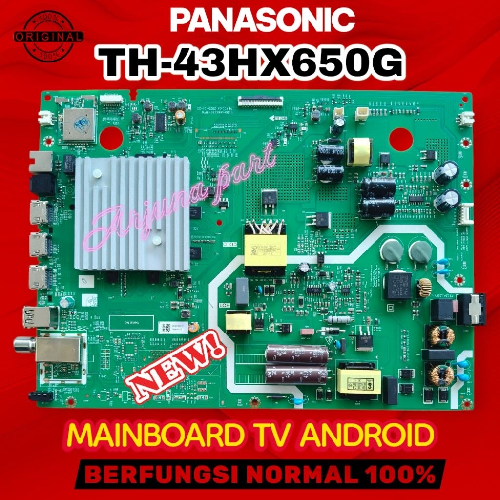 TH-43HX650G / MB TV PANASONIC TH-43HX650G / MAINBOARD TV PANASONIC TH-43HX650G / MESIN TV PANASONIC 