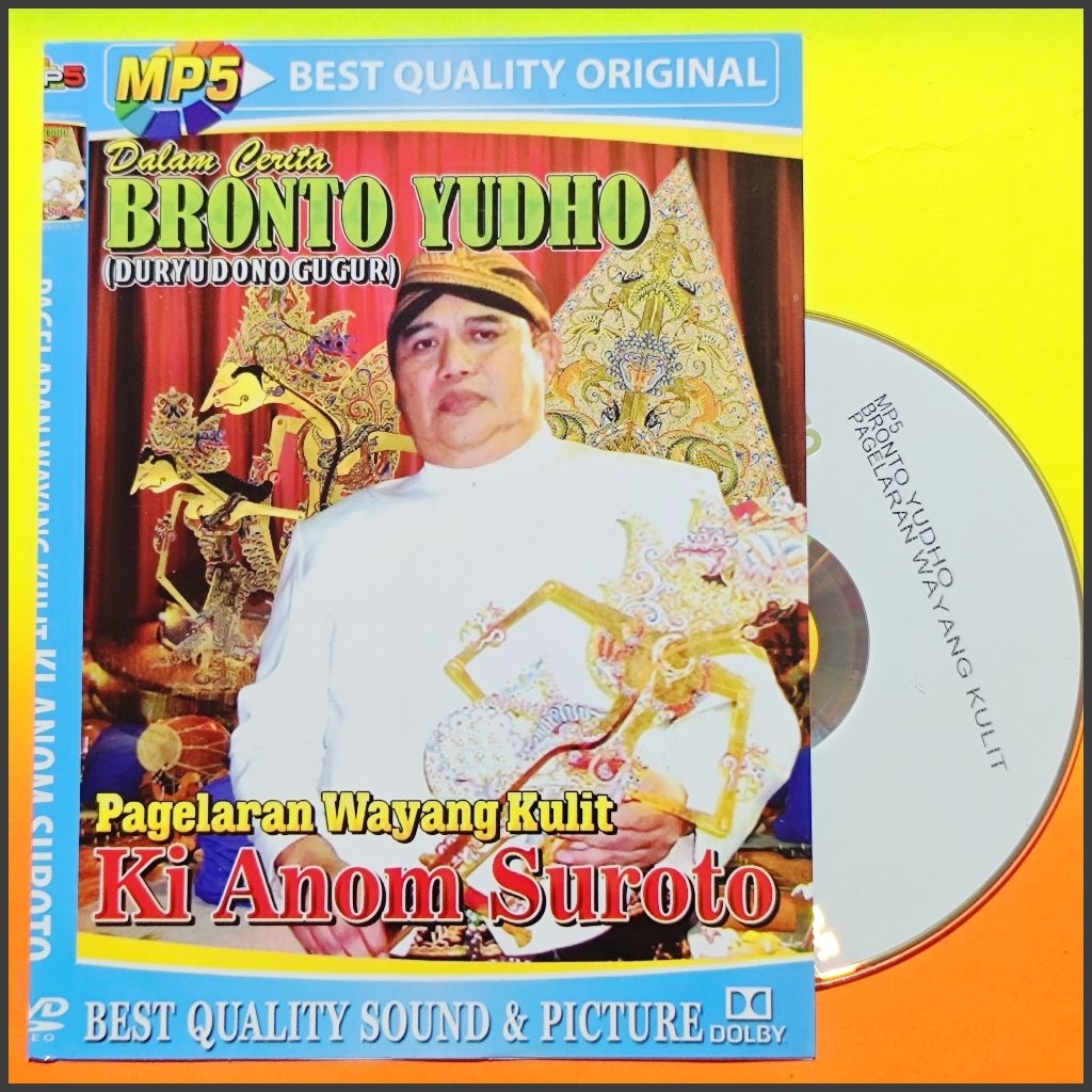 Kaset MP5 Video Wayang Kulit Jawa Lakon Duryudono Gugur Lakon Ki Anom Suroto