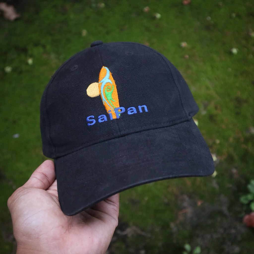 TOPI VINTAGE SAIPAN HAWAIIAN OFFICIAL TAG