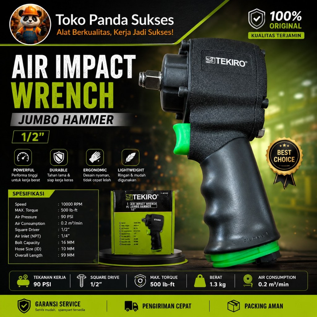 TEKIRO AIR Impact Wrench Jumbo Hammer
