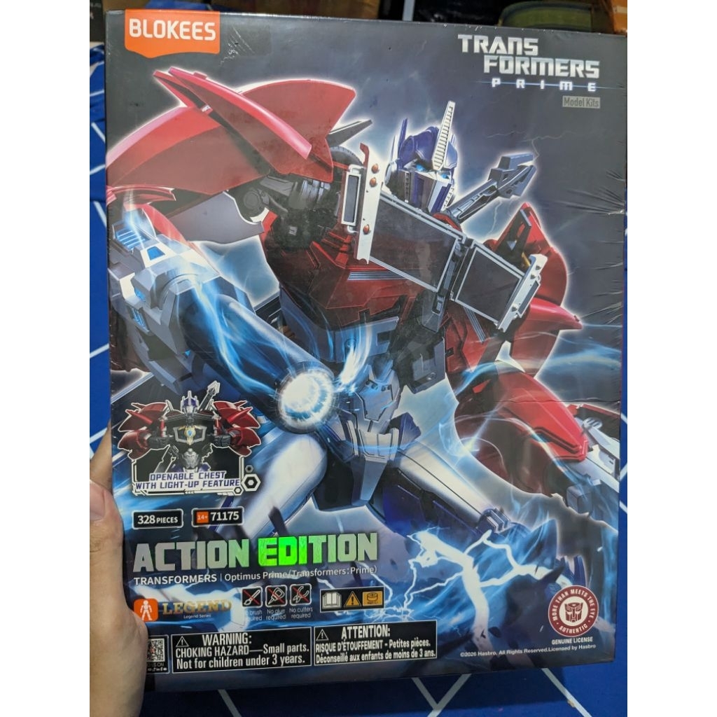blokees Optimus prime transformers prime model kit