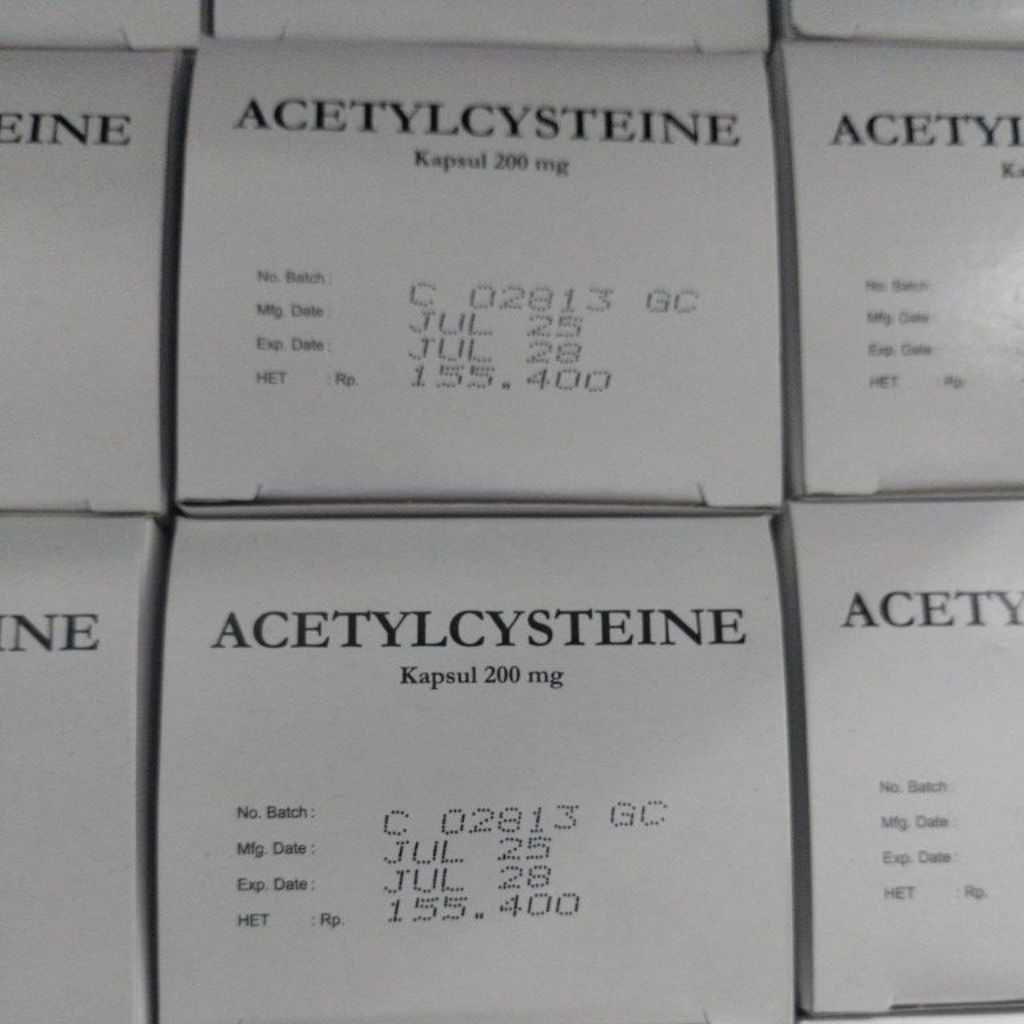 avetylcysteine box 100 capsule yarindo