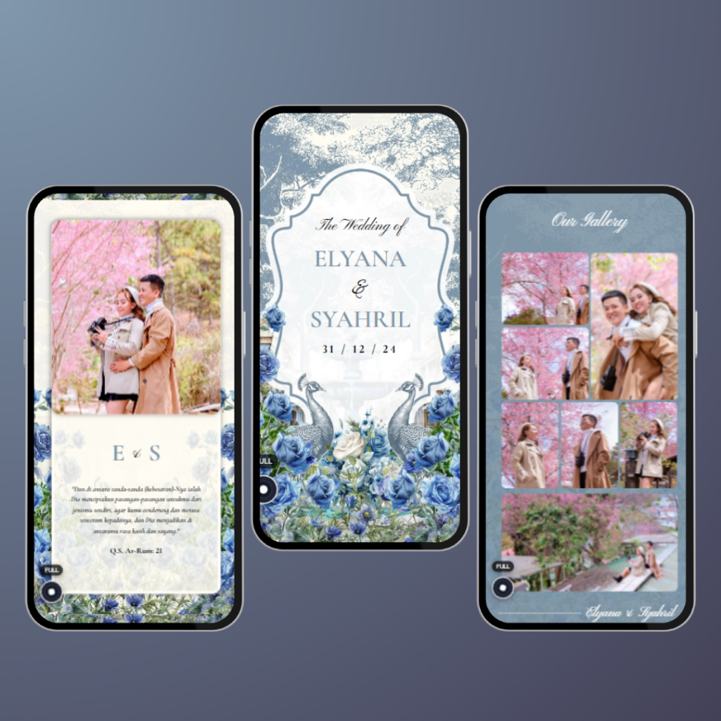 GARDEN FOUNTAIN (3D MOTION) – Undangan Digital Website Premium & Template JSON Elementor