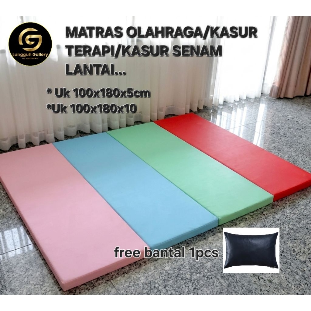 Matras Olahraga/Matras Busa Alas Terapi/Matra alas Yoga/Kasur Klinik