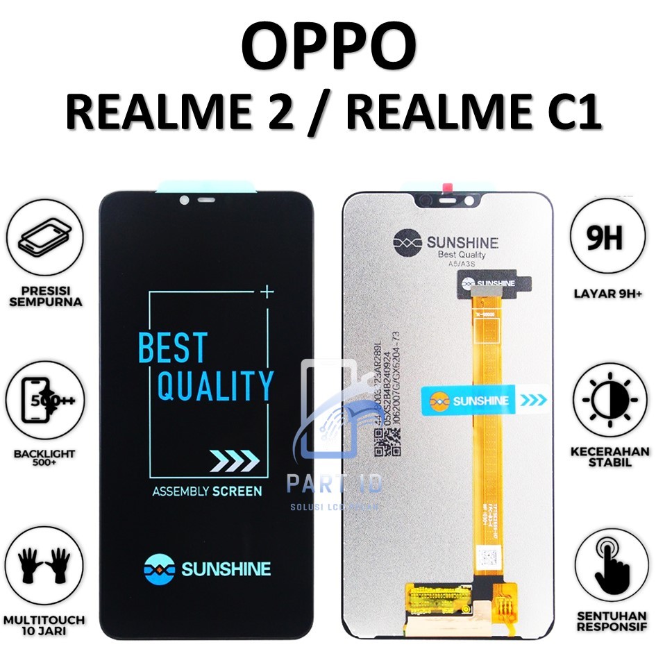 LCD TOUCHSCREEN REALME 2 / REALME C1 FULLSET ORIGINAL 100%