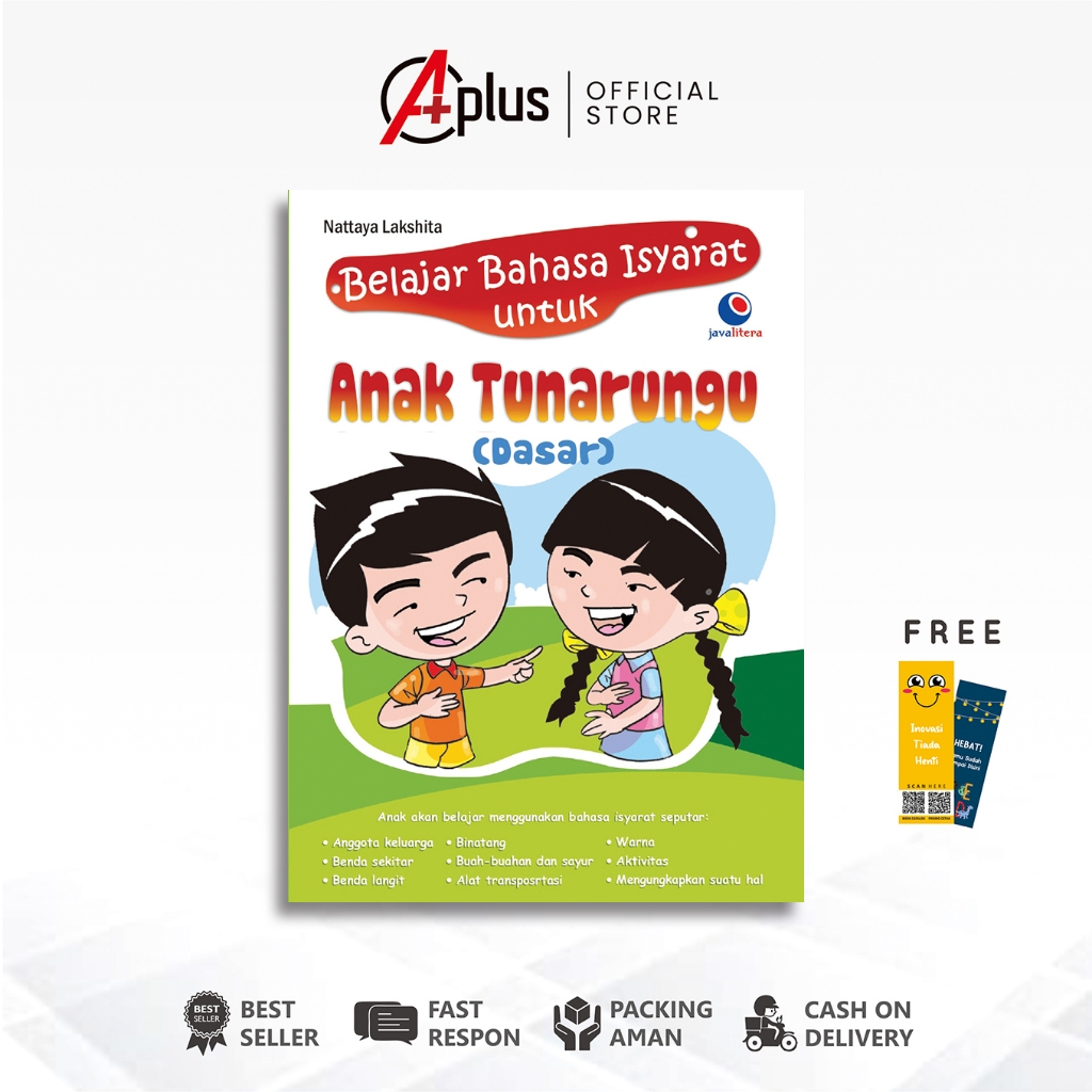Buku Belajar Bahasa Isyarat untuk Anak Tunarungu Dasar dengan metode Bisindo