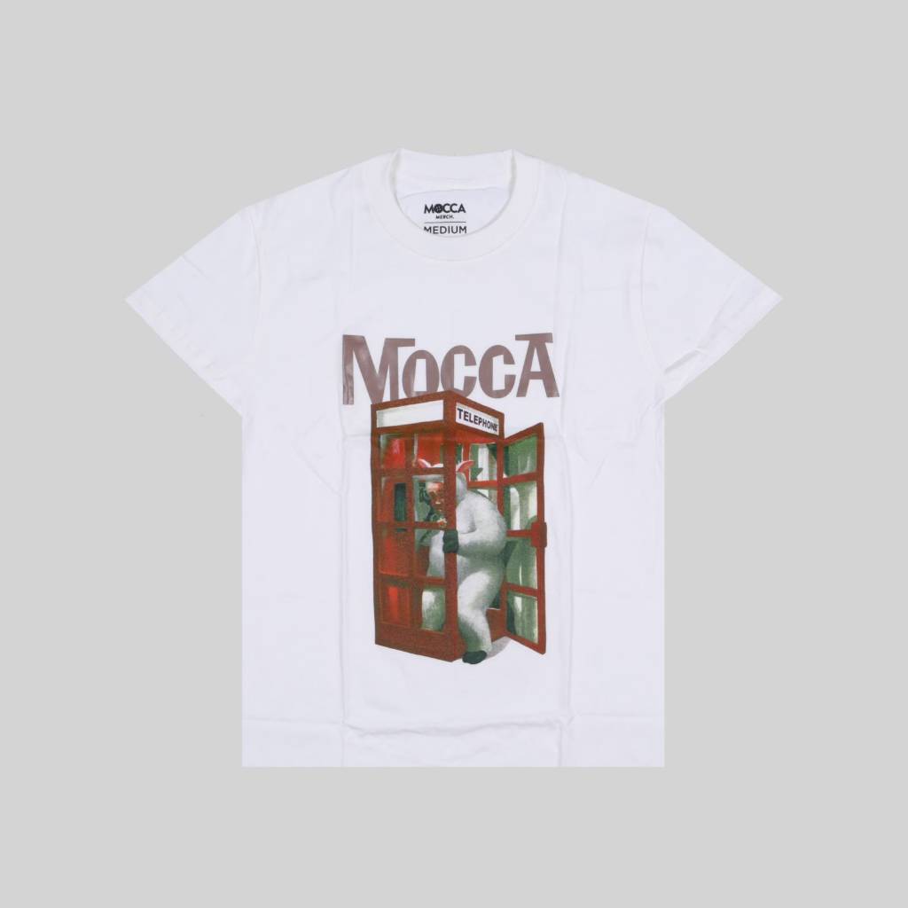 Tshirt MOCCA - TELEPHONE WH | Kaos Band Pria Reguler Original Merchandise