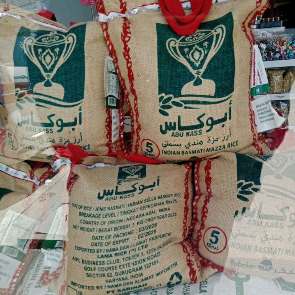 beras basmati abukass 5kg/abu kass/beras basmati india/Beras basmati Daawat 5kg/beras basmti daawat 