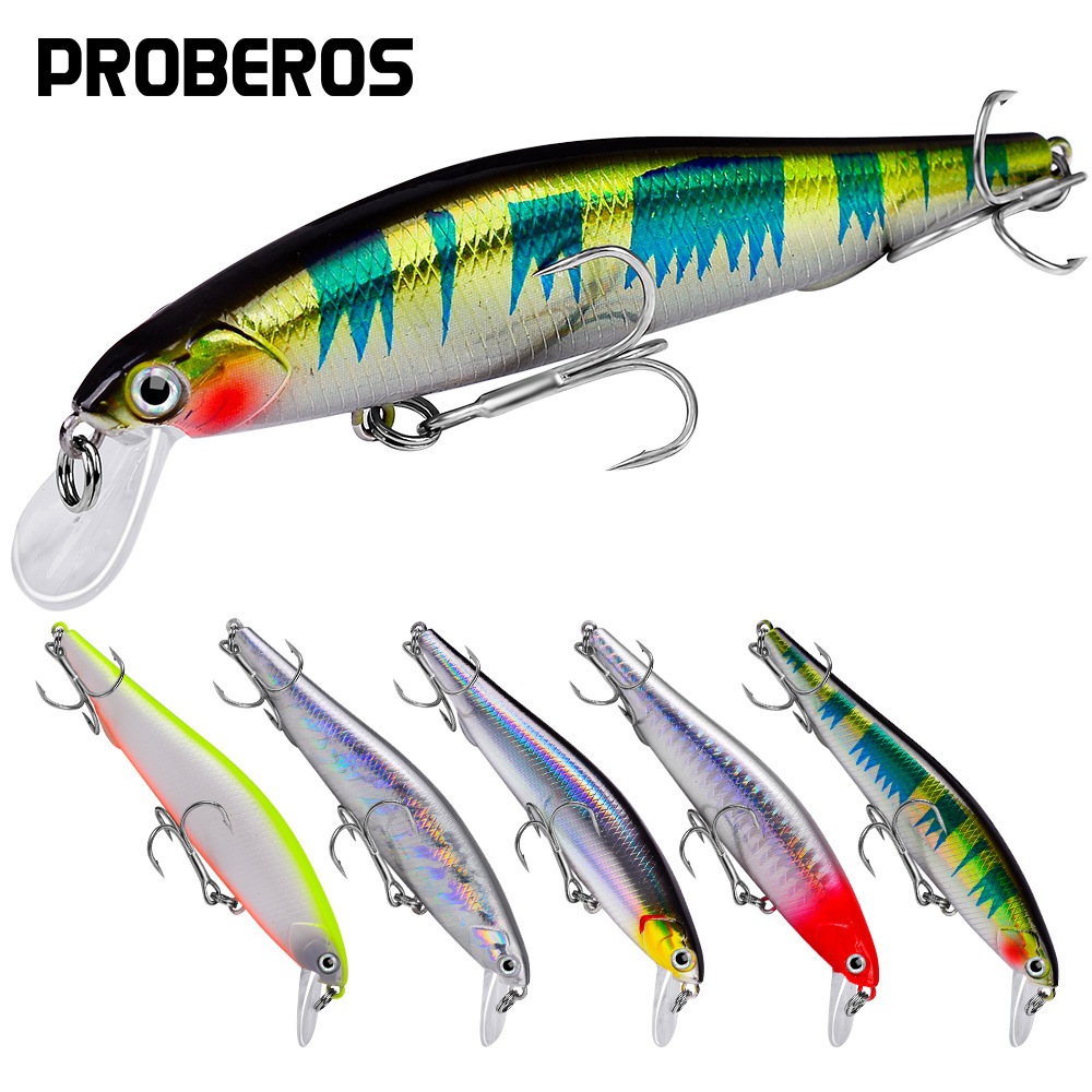 PROBEROS Lure Minnow Sinking Casting 5g/7g/10g/14g Umpan Pancing Buatan Minnow Tenggelam Action Stab