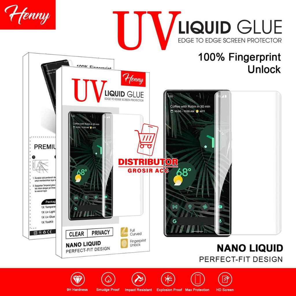 Tempered Glass Uv Bening Curved Liquid For Xiaomi 12 Pro Xiaomi Mix 4 Antigores Lengkung full Cover 
