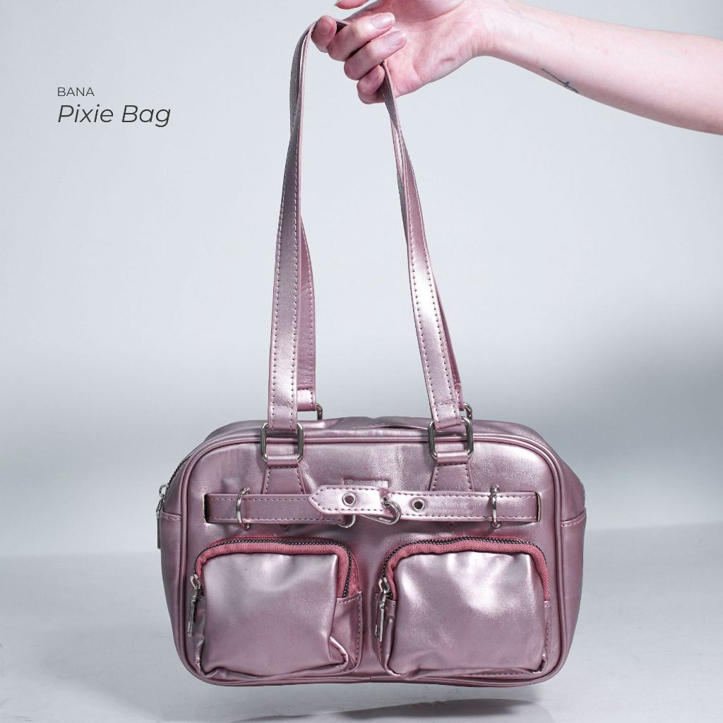 BANA Pixie Shoulder Bag | Tas Bahu Wanita Multi Kantong | Praktis & Rapi | Korean Style