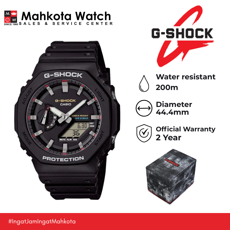 JAM TANGAN G SHOCK GA-2100RL-1ADR ORIGINAL