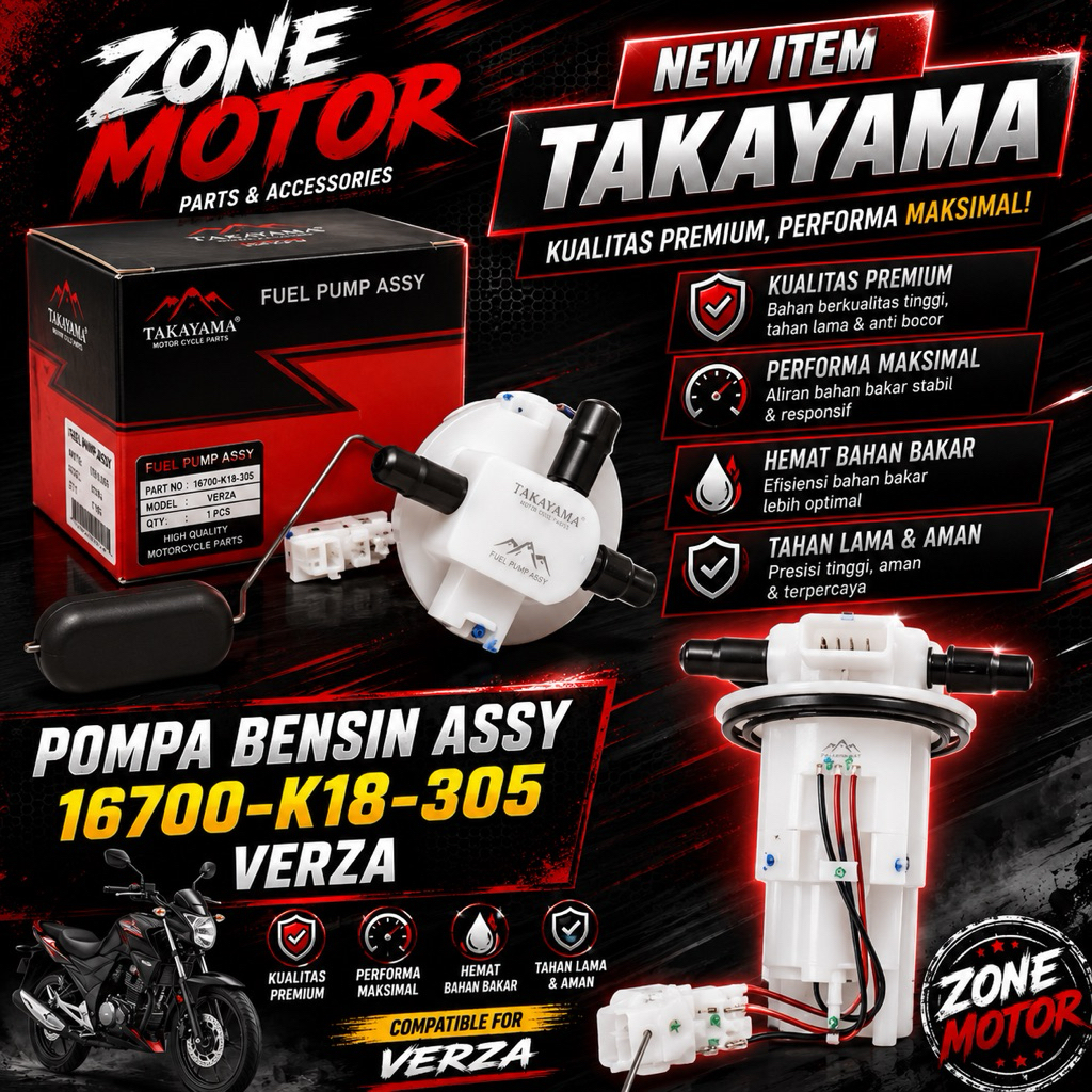 Takayama FUEL PUMP ASSY tipe motor VERZA 2013