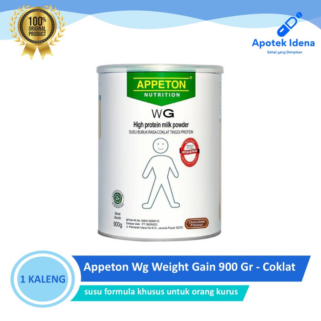 Susu Appeton Wg Weight Gain 900 Gr - Coklat