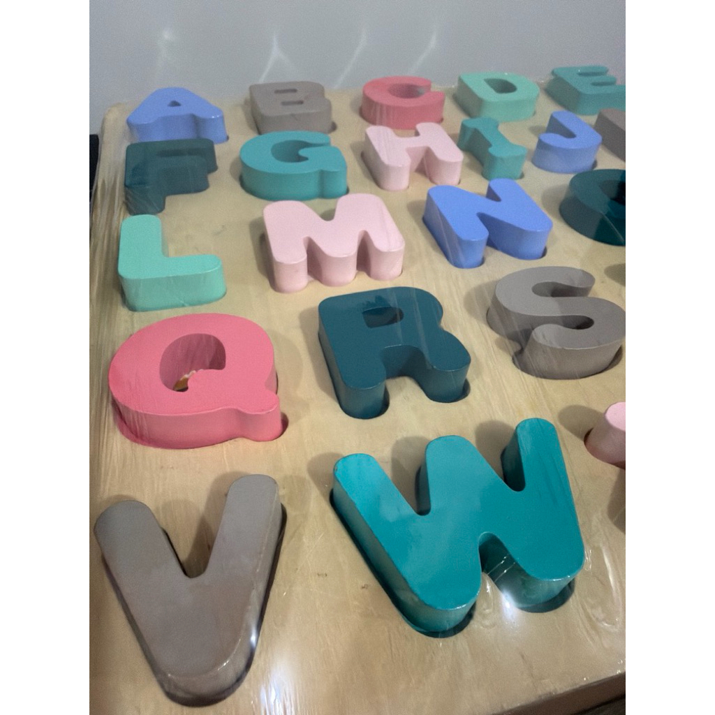 Preloved Wooden Alphabet Puzzle