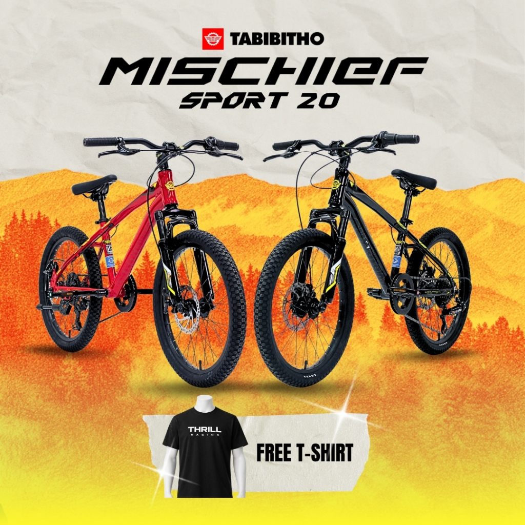 SEPEDA GUNUNG 20 MTB TABIBITHO MISCHIEF SPORT - FRAME ALLOY