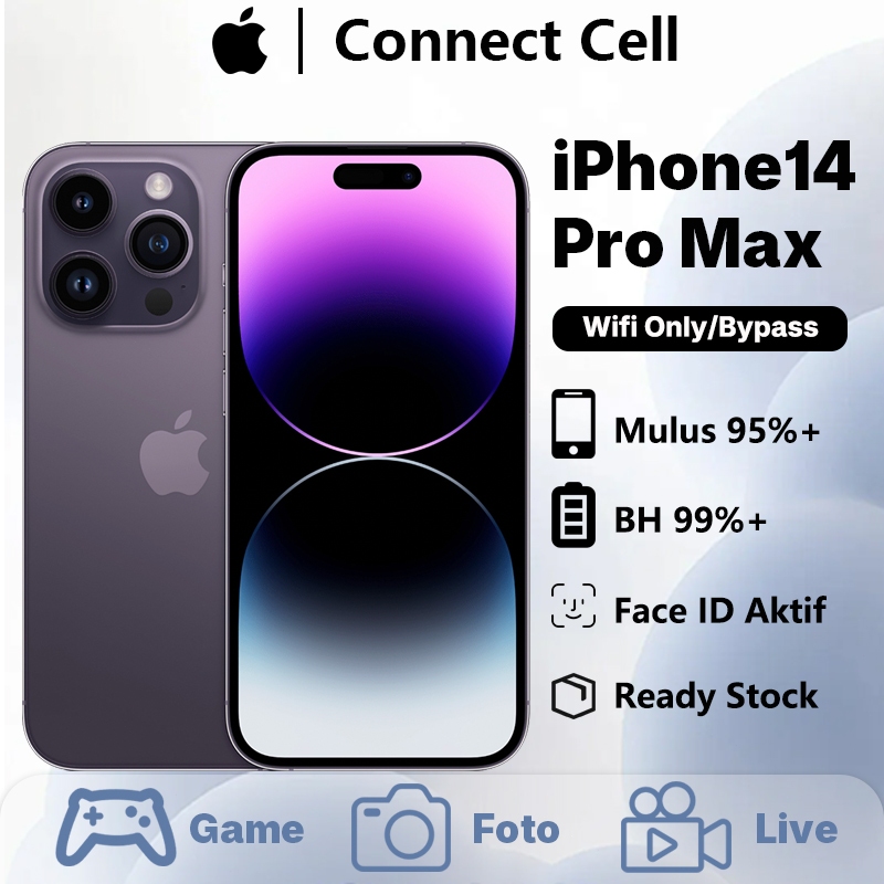 iPhone14 Pro Max SECOND Inter 128/256/512GB LCD 100% Original, Mulus Fulset LIKE NEW