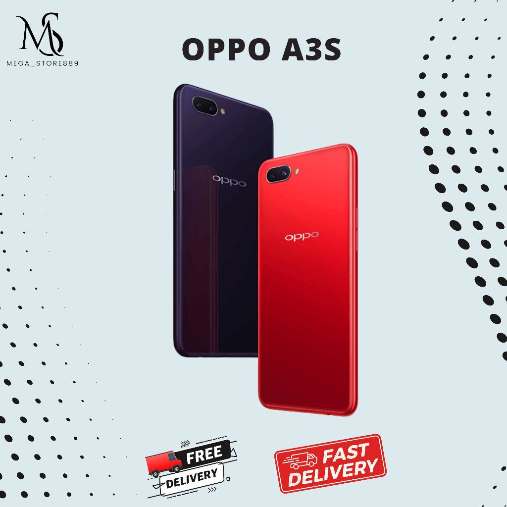OPPO A3S 4G RAM 6/128GB Garansi 1 Tahun