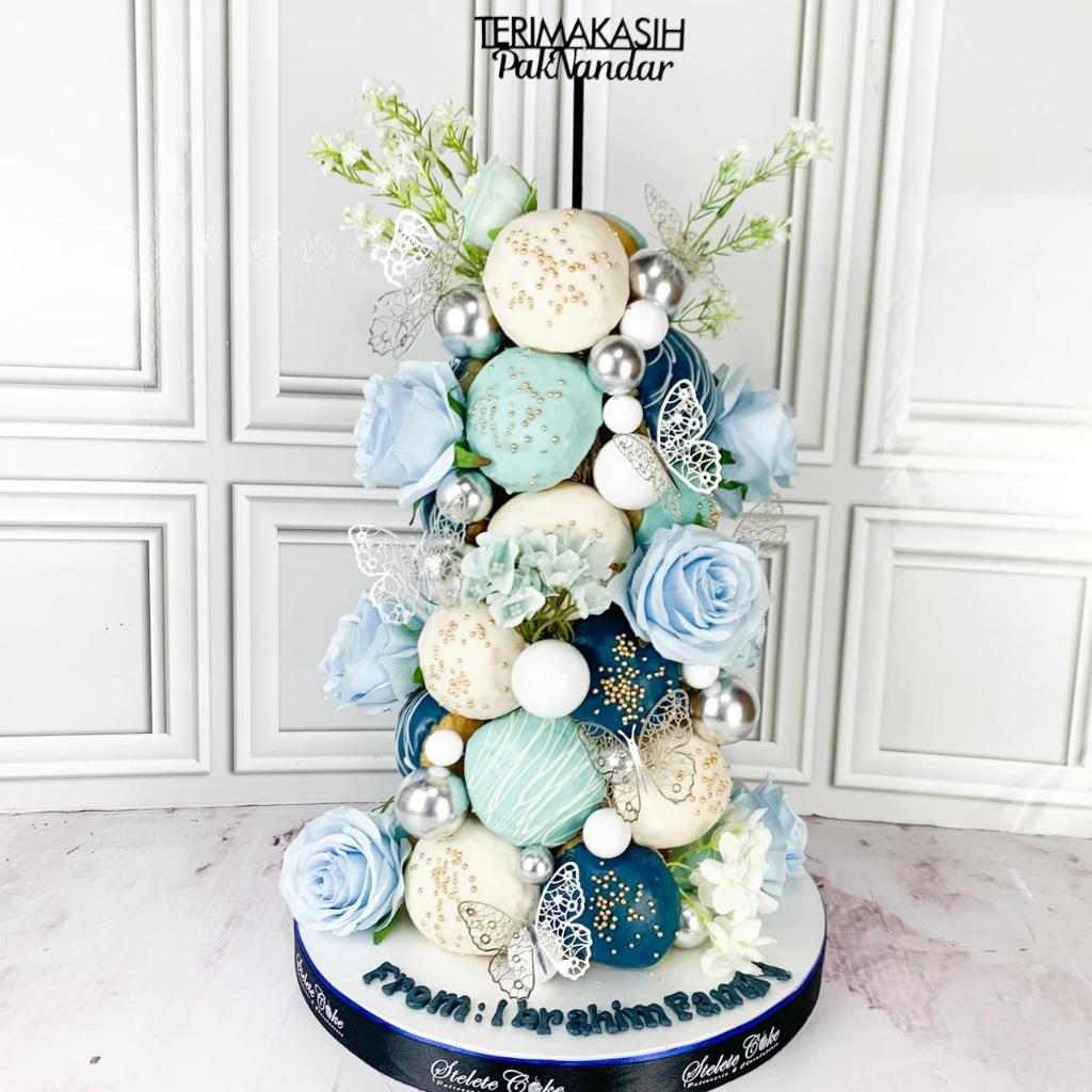 Donat/Donat Tower/Donat Tower Tema Blue/Donat Biru/Donat Tower Jakarta