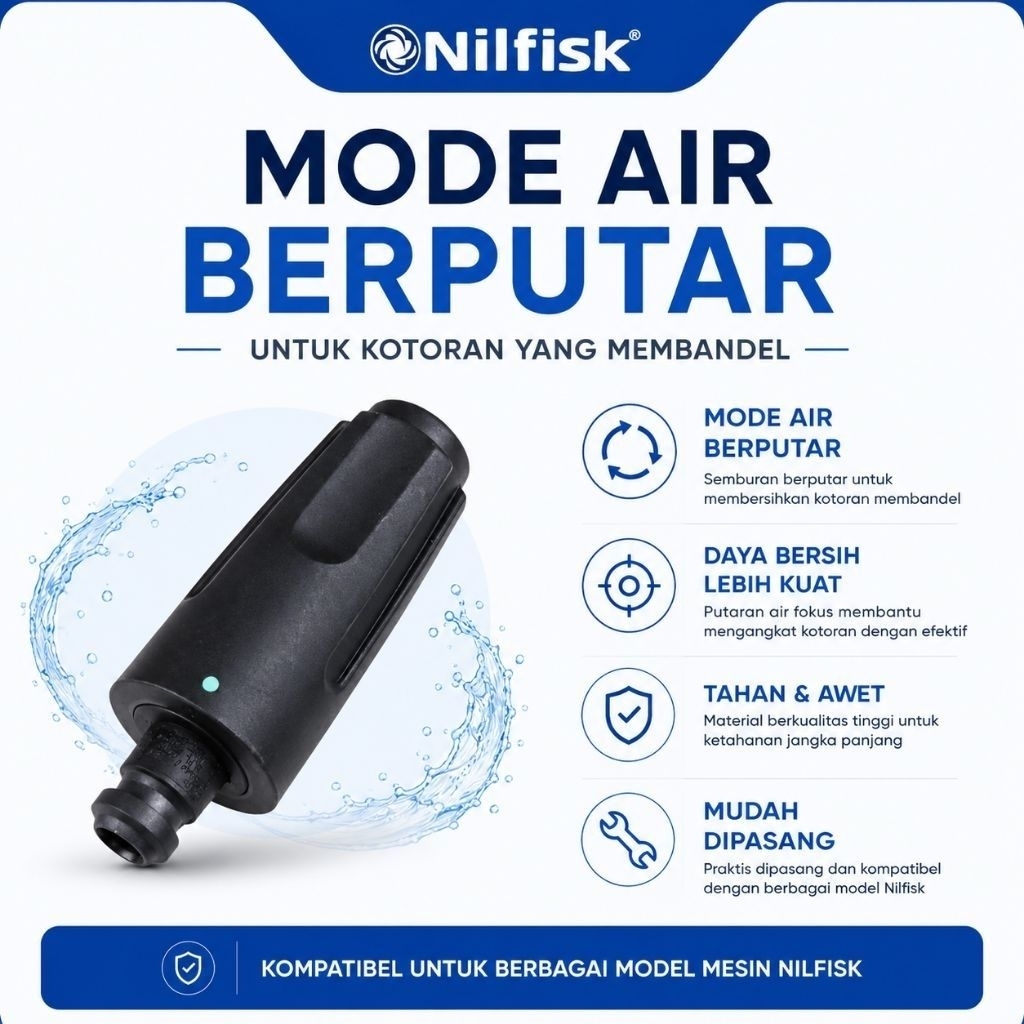 NOZZLE NILFISK . TORNADO NILFISK . NOZLE TORNADO NILFISK . GUN NILFISK