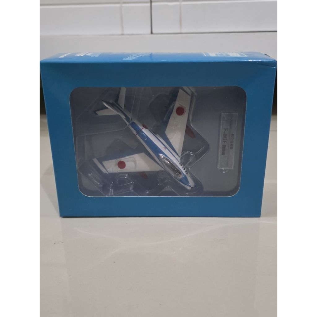 [ori] 1/100 F-86F sabre blue impulse display model collection toys deagostini rare