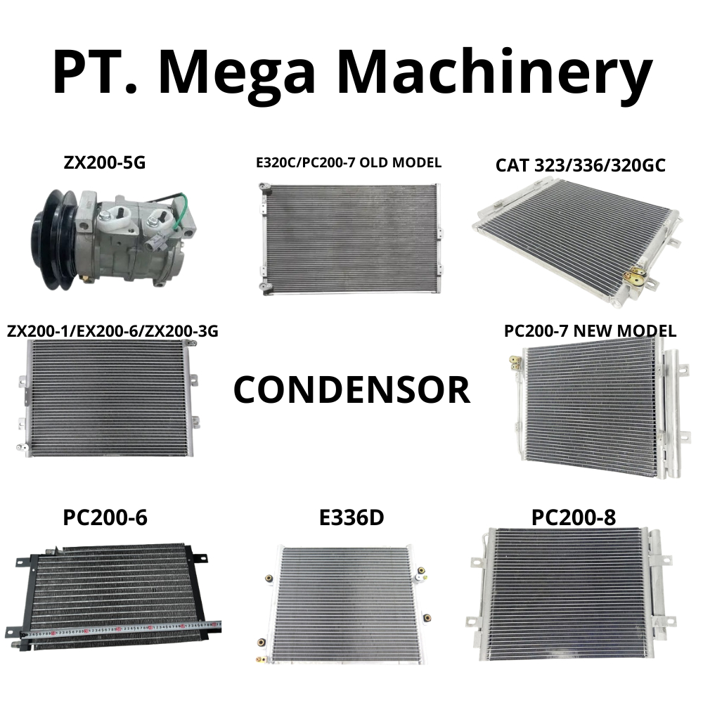 Suitable for Komatsu excavator PC200-7 evaporator 56-8 Komatsu-8MO/360-7 air conditioning evaporator