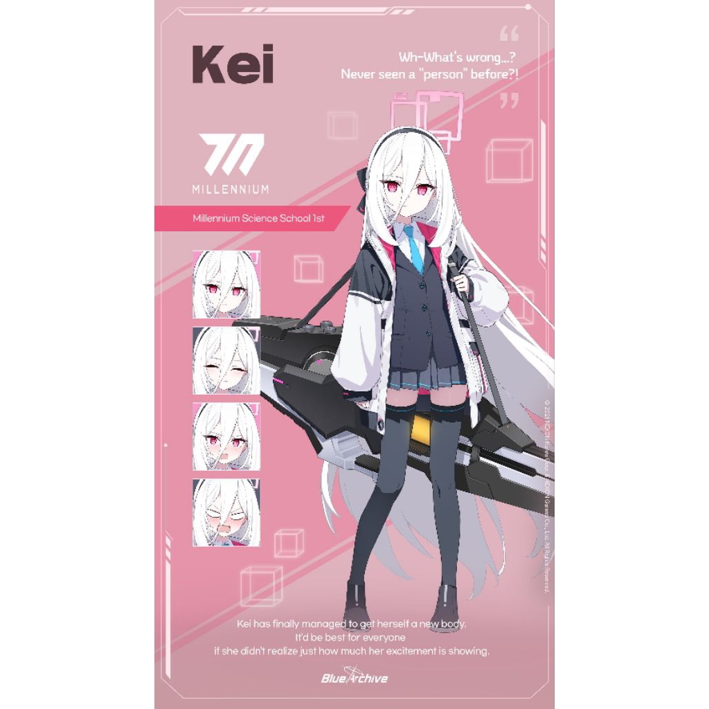 Jaket Kei Blue Archive