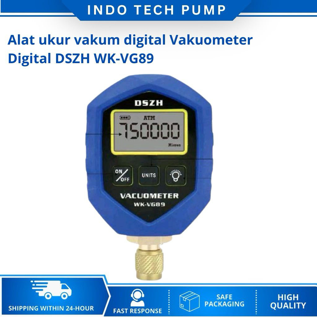 WK-VG88 Digital Manifold Vacuum Pressure Gauges Testing AC