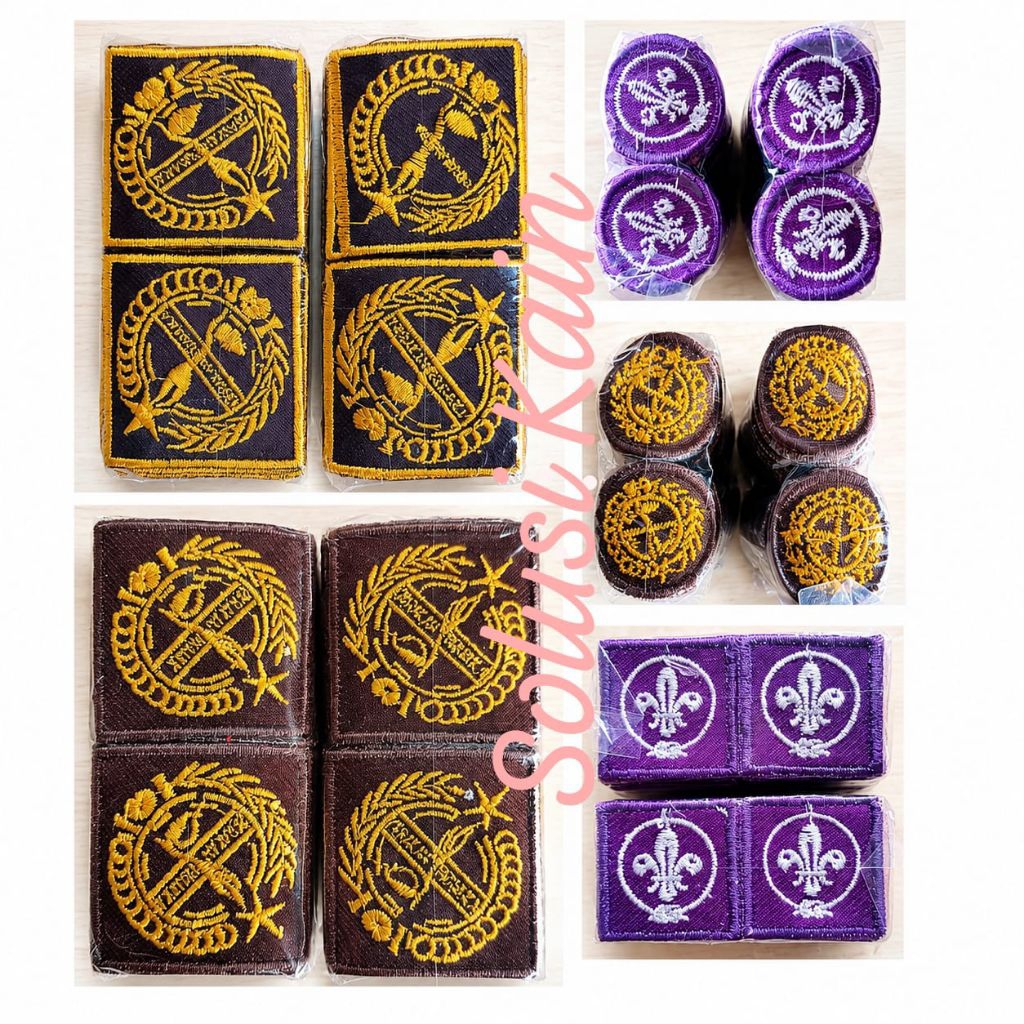 (Grosir 100 biji) Tunas Saku / Kitri / Pandu / Wosm Pramuka Putra Putri