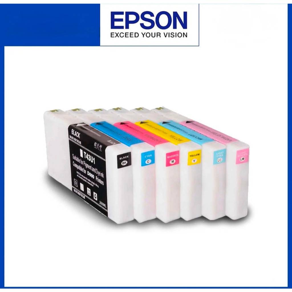 ORIGINAL EPSON Tinta Catrdige Epson Untuk Printer SURELAB SL-D830 D830  T43Y Tinta EPSON D830 Origin