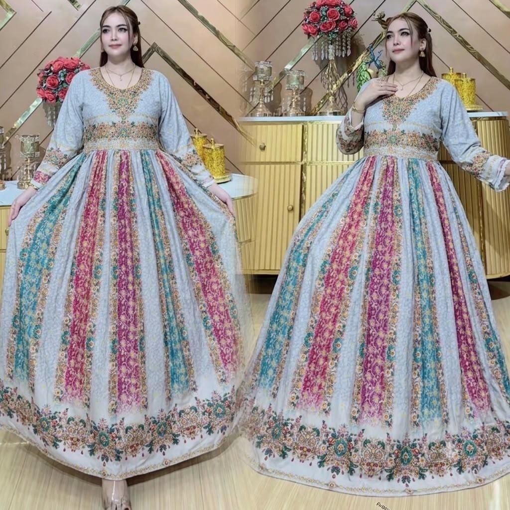 gamis  hindi istri idaman