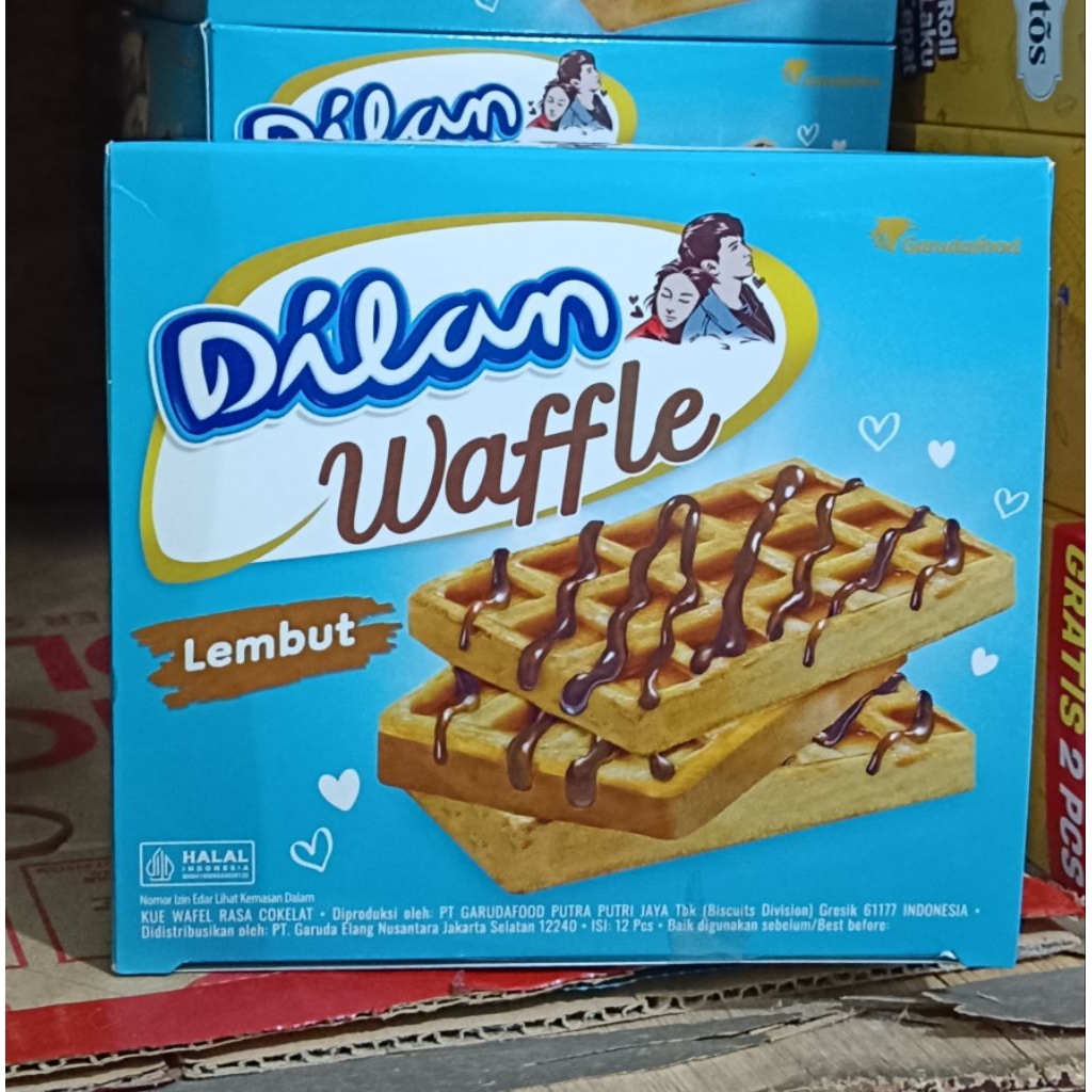 Waffle Coklat Dilan/Kue Waffle Dilan/Waffle Dilan Lembut Gurih