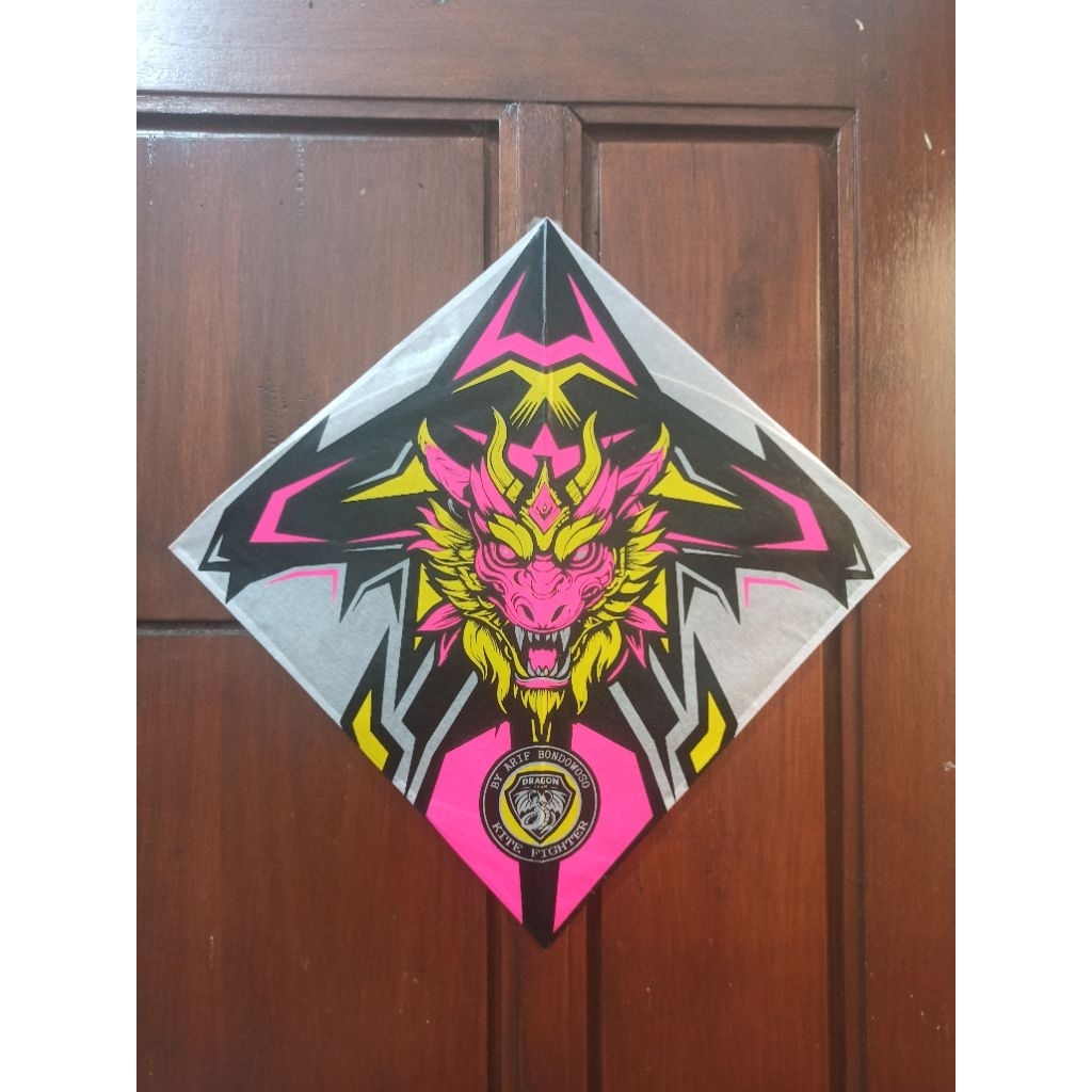 layangan sukhoi PREMIUM full petung SUPERAN lilit 1 dan 2 kertas 3 warna