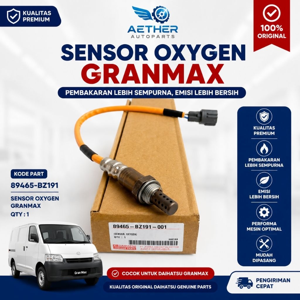 Sensor Oxygen Granmax Luxio - Daihatsu Genuine Parts (89465-BZ191-001)
