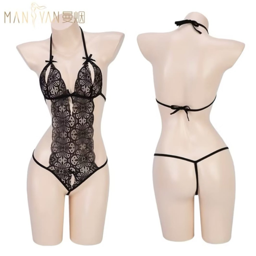 Sexy Teddies Lingerie Seksi Open Crotch Vulg