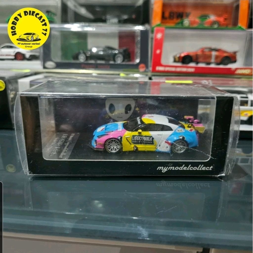 mymodelcollect nissan R35 hello kitty kondisi segel baru