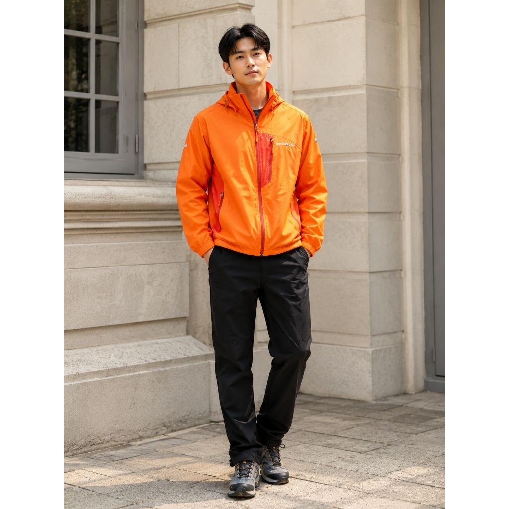 Jacket outdoor hoodie montbell