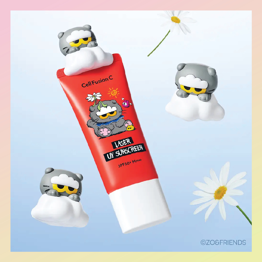 CellFusionC Sunscreen 1+1 Set  [Original PO Korea] Cell FusionC x Zo & Friends